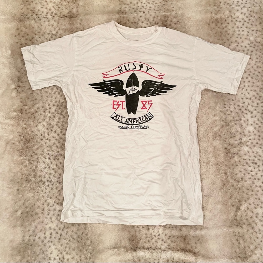 VTG Mens Rusty Supply Company T-Shirt